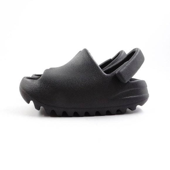 Adidas Original Yeezy Slide Onyx (Kids) in Black HQ4118 -  FCM29 - Picture 8 of 14